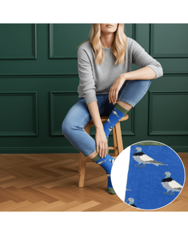 Piccione - Calze divertenti in cotone bio Catherine Tough calze da uomo per donna divertenti simpatici particolari