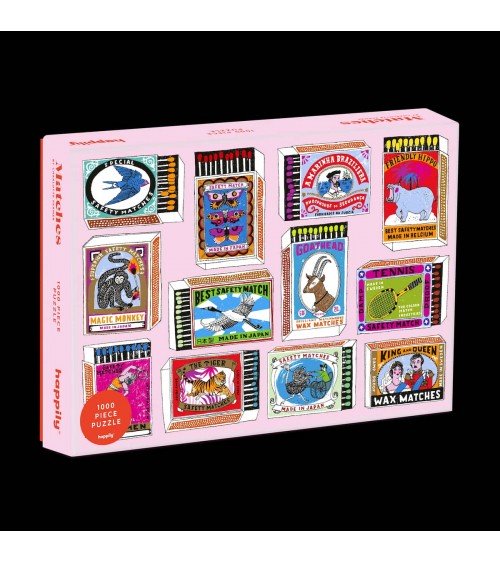 Streichhölzer - Puzzle 1000 Teile Happily Puzzles  coole lustige schöne puzzle kaufen shönes motiv