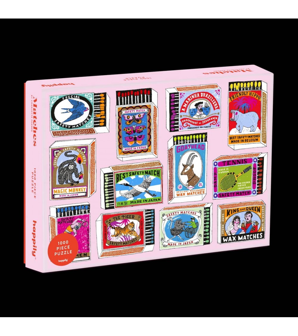 Streichhölzer - Puzzle 1000 Teile Happily Puzzles  coole lustige schöne puzzle kaufen shönes motiv