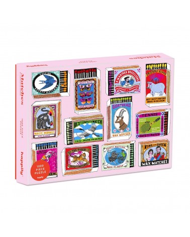 Streichhölzer - Puzzle 1000 Teile Happily Puzzles  coole lustige schöne puzzle kaufen shönes motiv