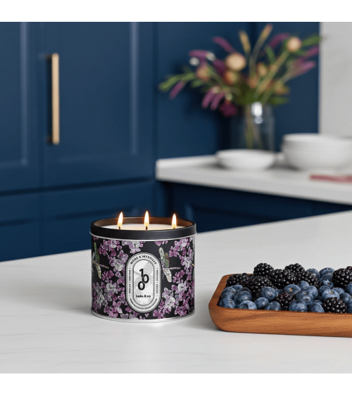 N°100 - Blackberry & Blueberry - Natural handmade scented candle handmade good smelling candles shop store