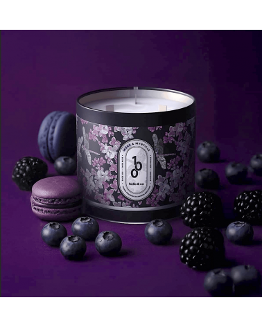 N°100 - Mûre & Myrtille - Bougie parfumée naturelle artisanale  artisanale maison originale naturelle suisse