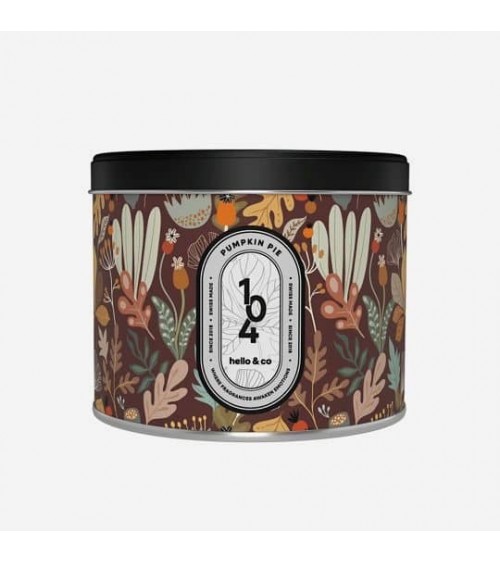 N°104 - Pumpkin Pie - Natürliche Duftkerze mit Sojawachs Beste Natürliche Duftkerzen im glas kaufen