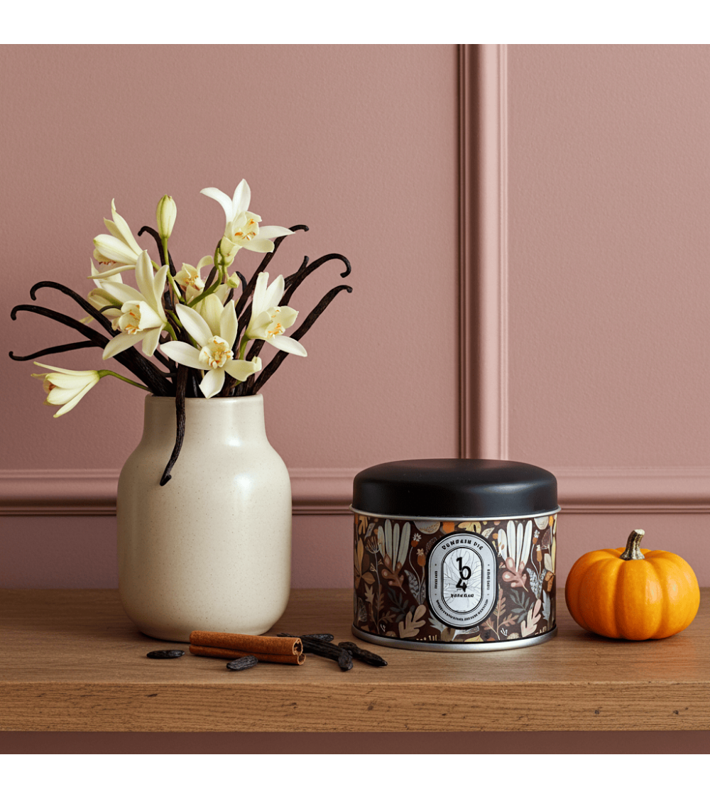 N°104 - Pumpkin Pie - Natürliche Duftkerze mit Sojawachs Beste Natürliche Duftkerzen im glas kaufen