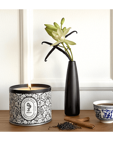N°93 - Vanilla Black Tea - Natural handmade scented candle handmade good smelling candles shop store