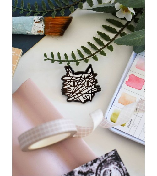 Spilla Gatto - Catson Pawlock Niaski spiritose spille colorate particolari eleganti donna da giacca uomo