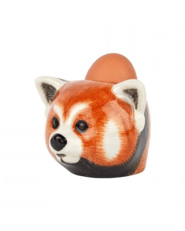 Panda rosso - Porta uova in ceramica Quail Ceramics portauova design particolari