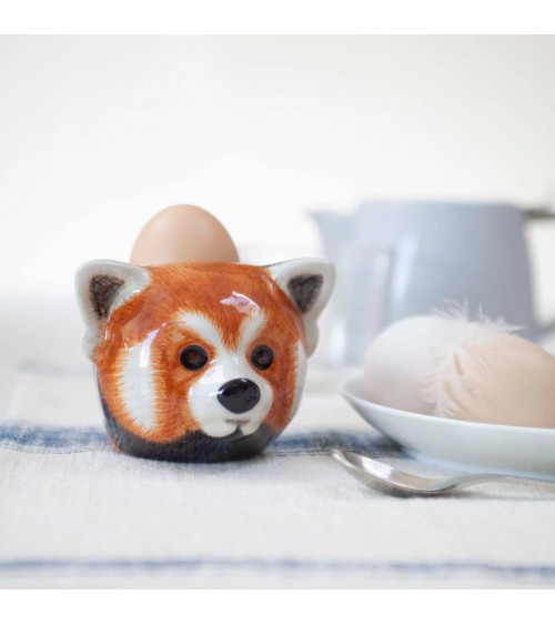 Red Panda - Eggcup Quail Ceramics cute egg cup holder