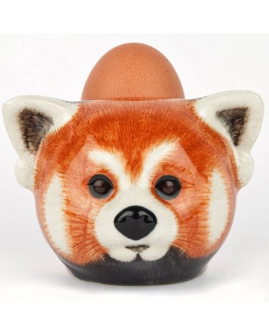 Panda rosso - Porta uova in ceramica Quail Ceramics portauova design particolari