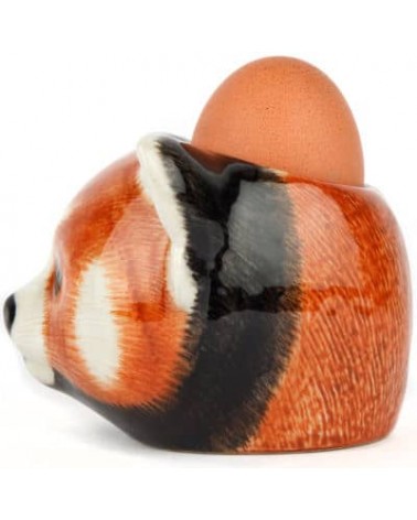 Panda roux - Coquetier en céramique Quail Ceramics oeuf original design