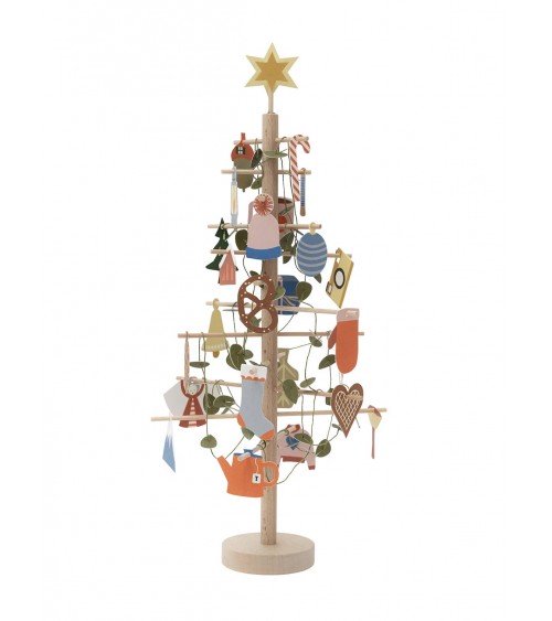 ADVENT TREE - arbre calendrier de l'avent original en bois Jurianne Matter decoration noel decor déco de noel 2024 maison fai...