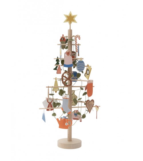 ADVENT TREE - albero calendario dell avvento in legno Jurianne Matter Decorazioni natalizie eleganti particolari decoro natal...