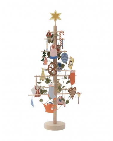 ADVENT TREE - albero calendario dell avvento in legno Jurianne Matter Decorazioni natalizie eleganti particolari decoro natal...