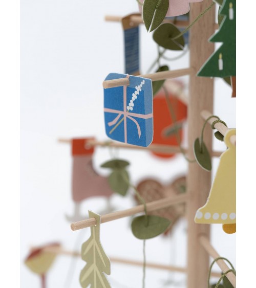 ADVENT TREE - albero calendario dell avvento in legno Jurianne Matter Decorazioni natalizie eleganti particolari decoro natal...