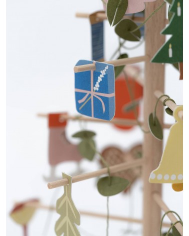 ADVENT TREE - albero calendario dell avvento in legno Jurianne Matter Decorazioni natalizie eleganti particolari decoro natal...