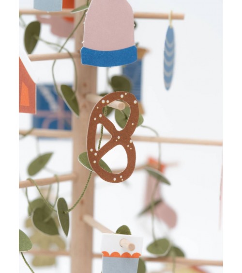 ADVENT TREE - albero calendario dell avvento in legno Jurianne Matter Decorazioni natalizie eleganti particolari decoro natal...