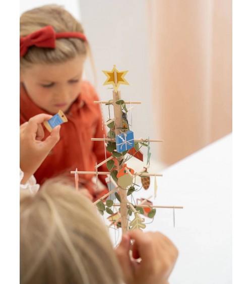 ADVENT TREE - albero calendario dell avvento in legno Jurianne Matter Decorazioni natalizie eleganti particolari decoro natal...