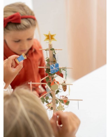 ADVENT TREE - albero calendario dell avvento in legno Jurianne Matter Decorazioni natalizie eleganti particolari decoro natal...