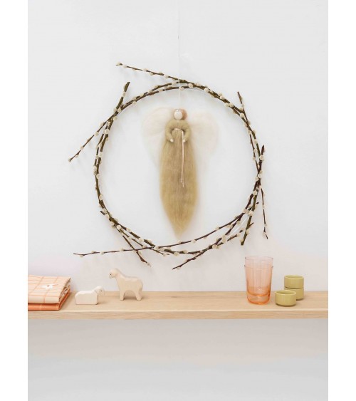 Ange en laine IRINI - kaki Jurianne Matter original kitatori suisse