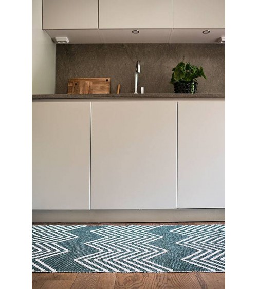 Tapis Vinyle - MINI Pine Brita Sweden plastique d exterieur de salon cuisine devant évier entrée couloir pour terrasse lavable