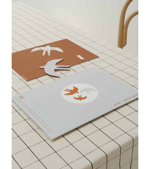 SVERM Wand Vögel - Wanddeko aus Papier