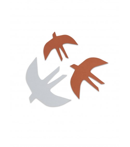 SVERM uccelli da parete - Decorazione da parete in carta
