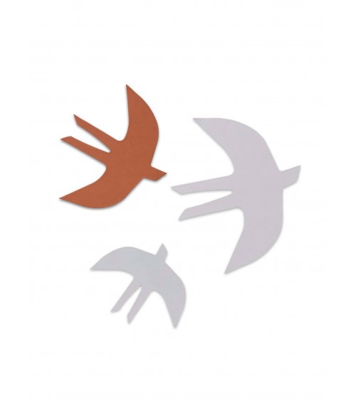 SVERM uccelli da parete - Decorazione da parete in carta