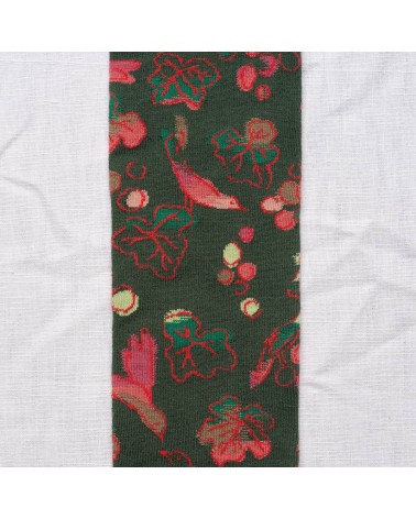 Mi-Bas Raisins Forêt - Chaussettes hautes Bonne Maison jolies pour femme originales pour homme chausset rigolotes drole Suisse