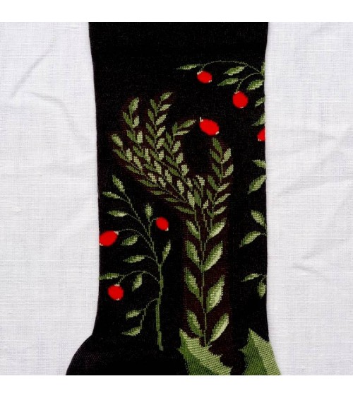Cueillette Faux Noir - Socken aus ägyptischer Baumwolle Bonne Maison socke kuschelsocken für damen lustig herren farbige cool...