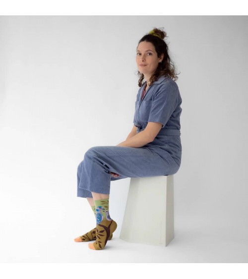 Tourterelle Absinthe - Egyptian cotton socks