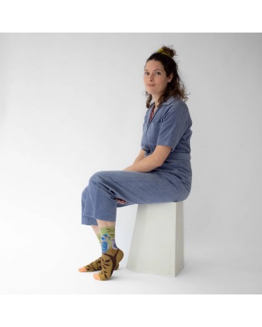 Tourterelle Absinthe - Socken aus ägyptischer Baumwolle Bonne Maison socke kuschelsocken für damen lustig herren farbige cool...