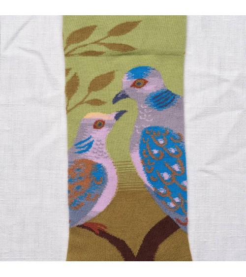 Tourterelle Absinthe - Egyptian cotton socks