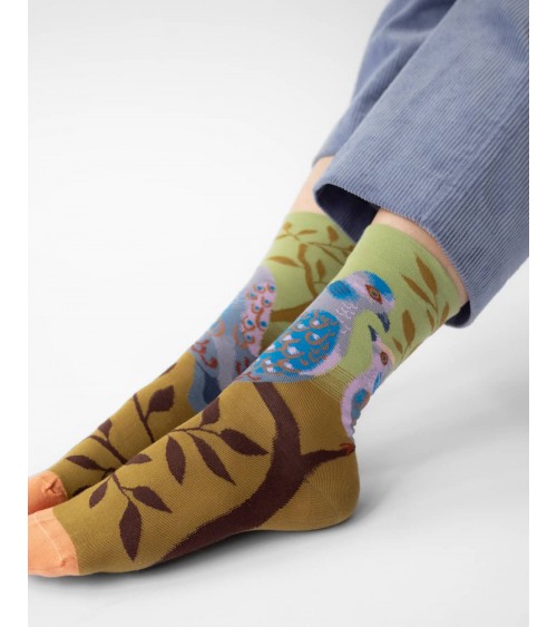 Tourterelle Absinthe - Egyptian cotton socks