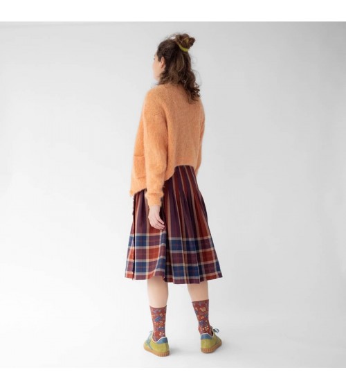 Sous-Bois Sépia - Egyptian cotton socks