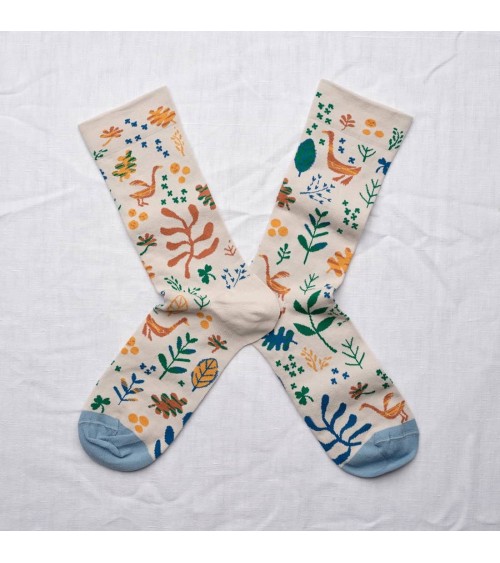 Semis Gris-Clair - Socken aus ägyptischer Baumwolle Bonne Maison socke kuschelsocken für damen lustig herren farbige coole so...