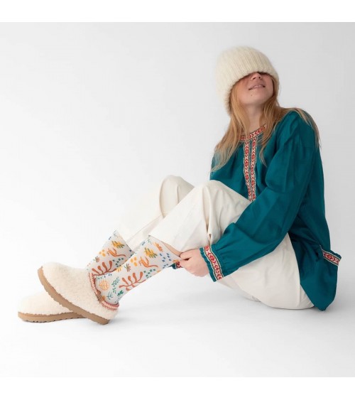 Semis Gris-Clair - Calze in cotone egiziano
