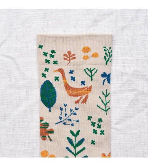 Semis Gris-Clair - Socken aus ägyptischer Baumwolle Bonne Maison socke kuschelsocken für damen lustig herren farbige coole so...