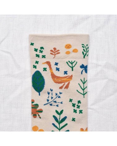 Semis Gris-Clair - Socken aus ägyptischer Baumwolle Bonne Maison socke kuschelsocken für damen lustig herren farbige coole so...