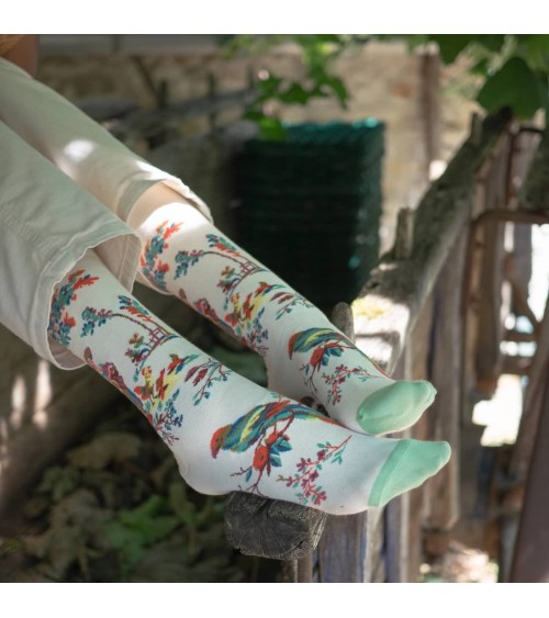 La Jardinière Naturel - Socken aus ägyptischer Baumwolle Bonne Maison socke kuschelsocken für damen lustig herren farbige coo...