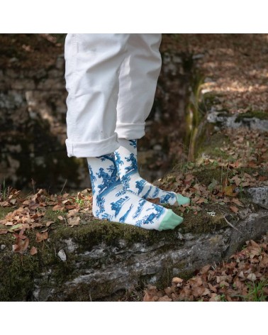 Plaisirs de la Campagne Naturel - Socken aus ägyptischer Baumwolle Bonne Maison socke kuschelsocken für damen lustig herren f...