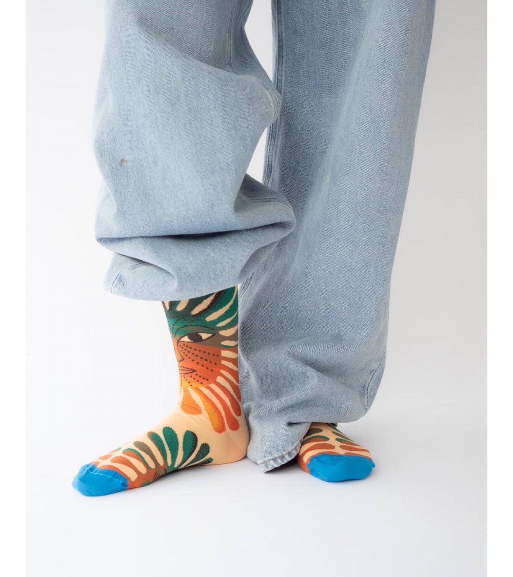 Masque Craft - Chaussettes en coton égyptien Bonne Maison jolies pour femme originales pour homme chausset rigolotes drole Su...