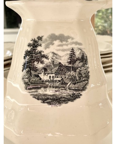 Caffettiera / teiera vintage - Landschap kitatori mobili Oggetto di design vintage svizzera