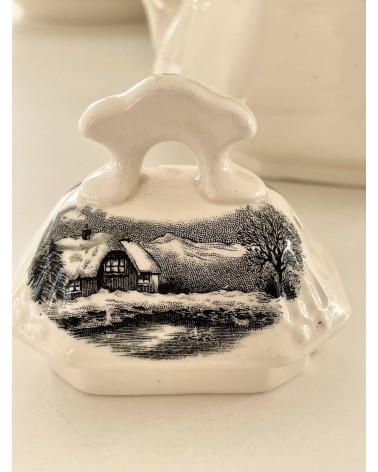 Caffettiera / teiera vintage - Landschap kitatori mobili Oggetto di design vintage svizzera