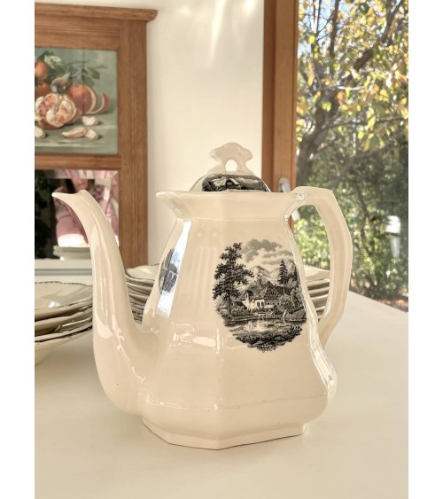 Cafetière / Théière Vintage - Landschap kitatori meuble vintage shop online boutique suisse