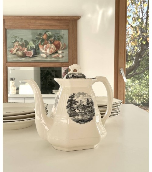 Cafetière / Théière Vintage - Landschap kitatori meuble vintage shop online boutique suisse
