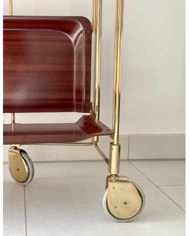 Gerlinol Dinett - Carrello portavivande vintage kitatori mobili Oggetto di design vintage svizzera