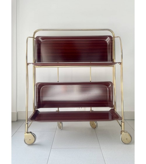 Gerlinol Dinett - Carrello portavivande vintage kitatori mobili Oggetto di design vintage svizzera Gerlinol Dinett - Carrello portavivande vintage kitatori mobili Oggetto di design vintage svizzera