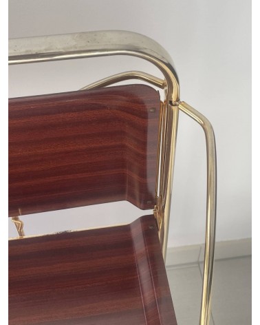 Gerlinol Dinett - Carrello portavivande vintage kitatori mobili Oggetto di design vintage svizzera