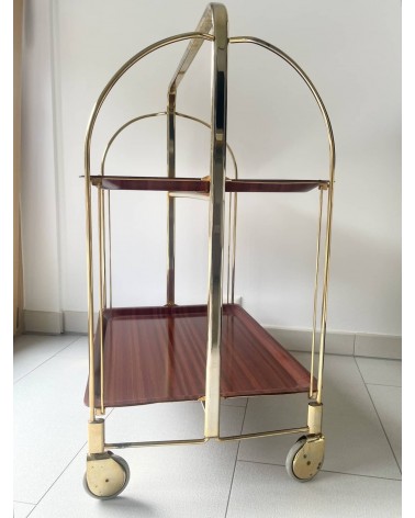 Gerlinol Dinett - Carrello portavivande vintage kitatori mobili Oggetto di design vintage svizzera