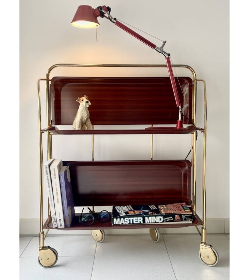 Gerlinol Dinett - Carrello portavivande vintage kitatori mobili Oggetto di design vintage svizzera